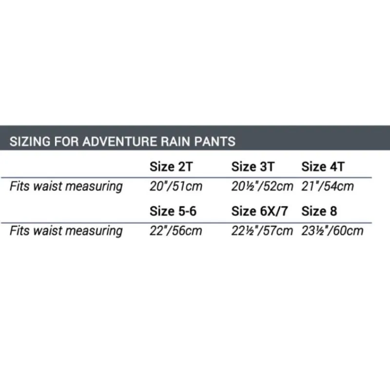 Adventure Rain Pants - Black