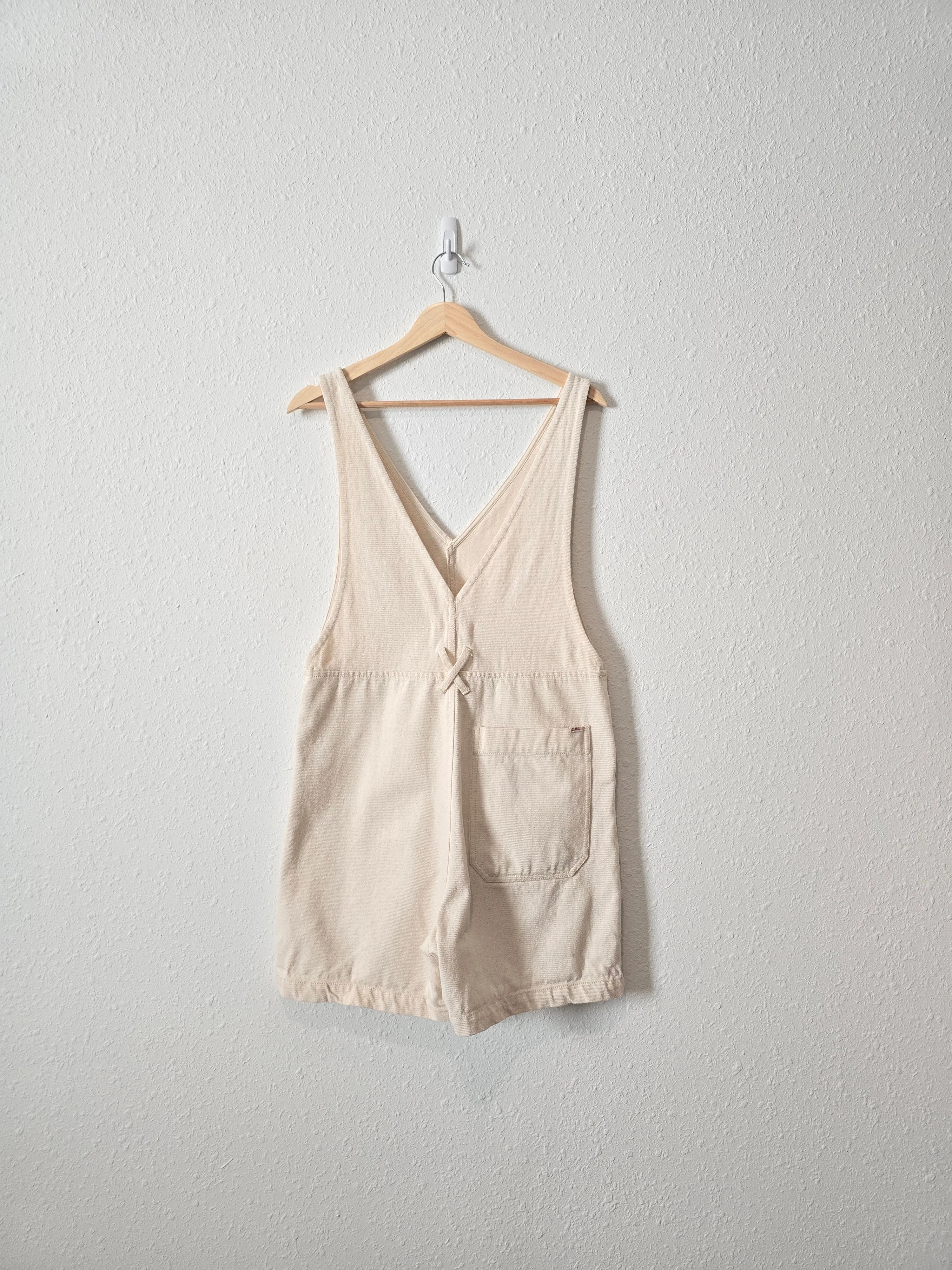 Alex Mill Ecru Cotton Shortalls (S)