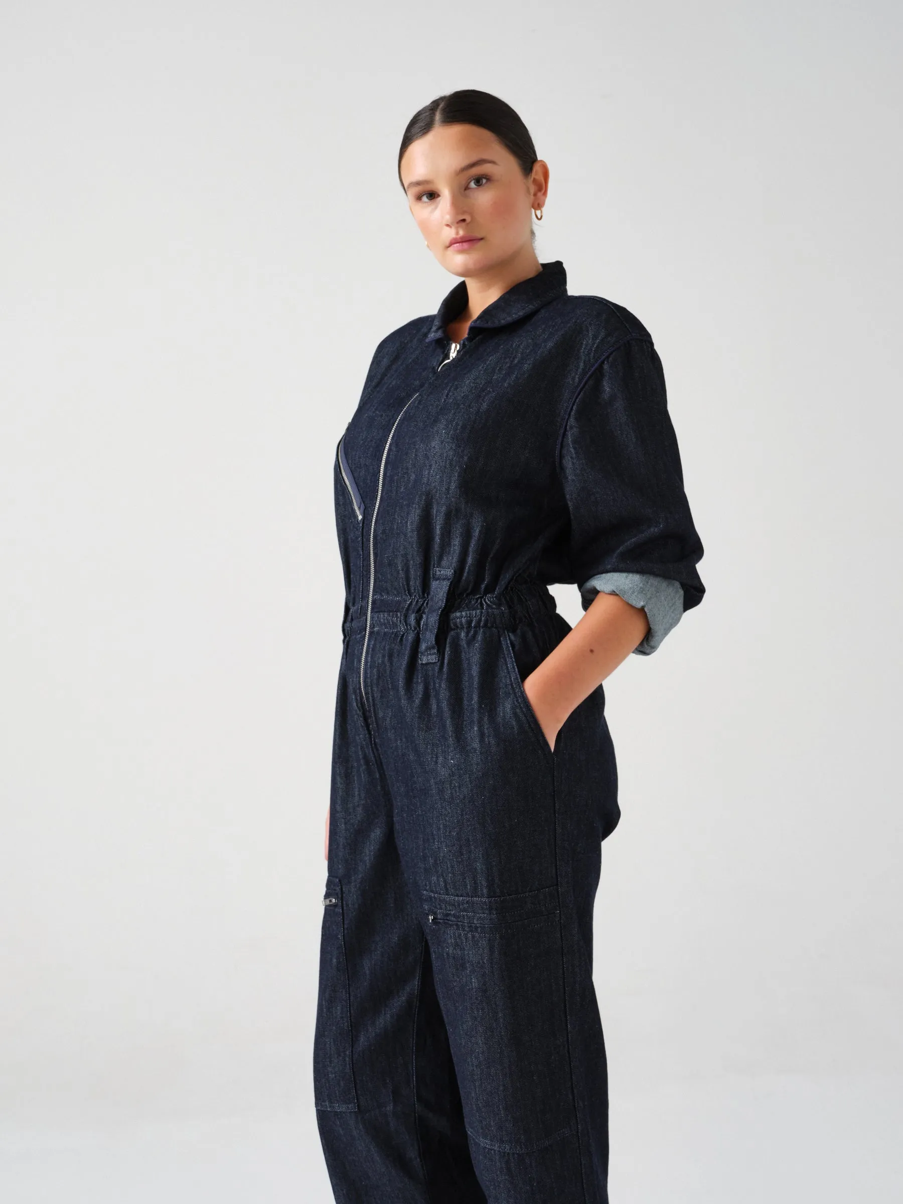 Amelia All in One in Indigo Rinse