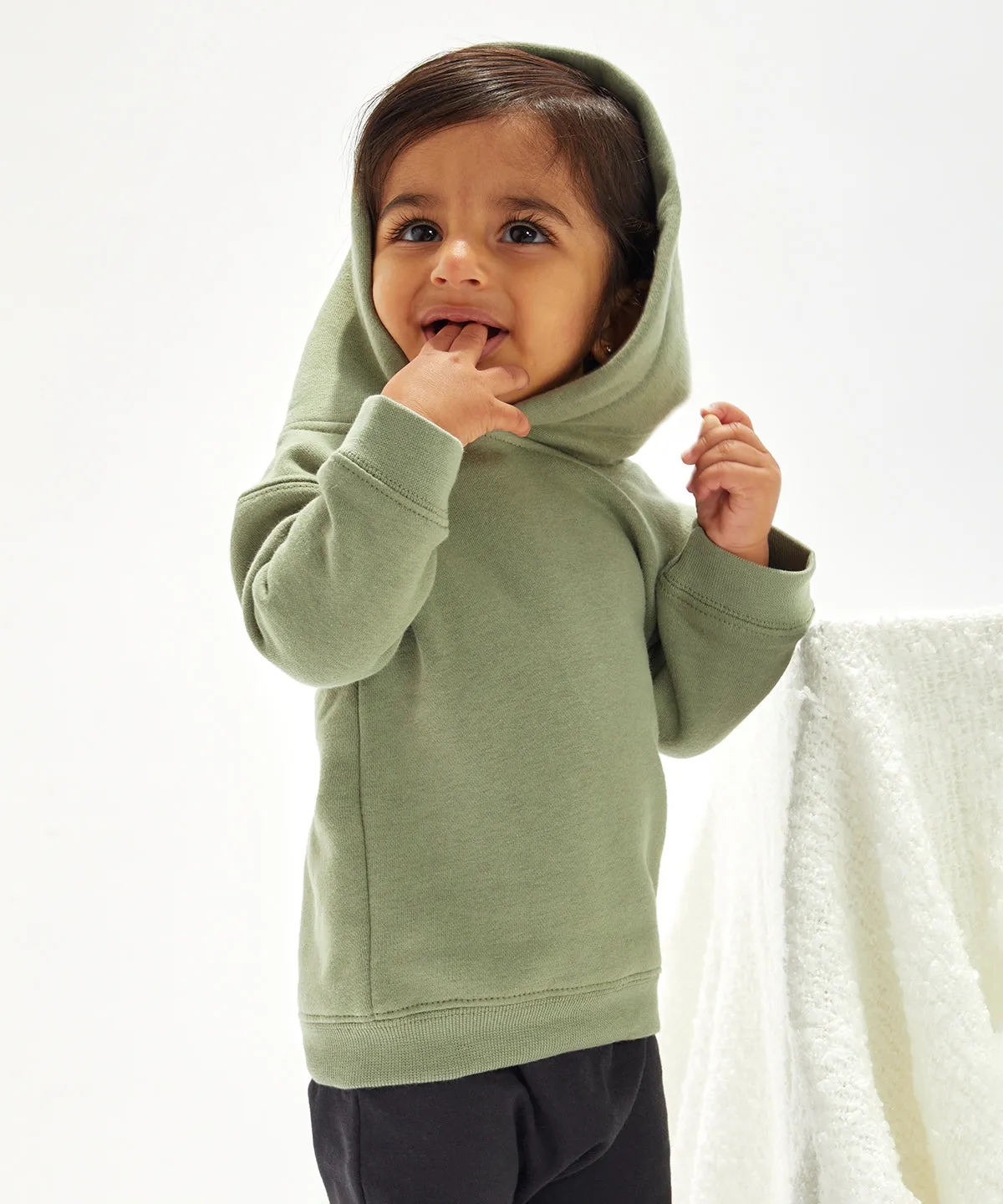 Baby essential hoodie | Soft Olive