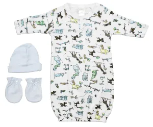 Bambini Boys' 3 Piece Layette Set