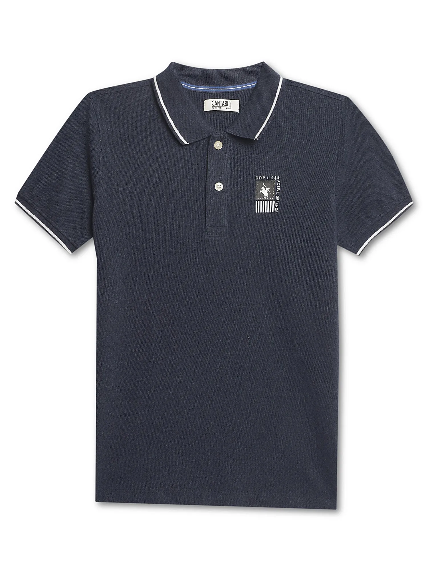 Boys Polo Neck Blue T-Shirt