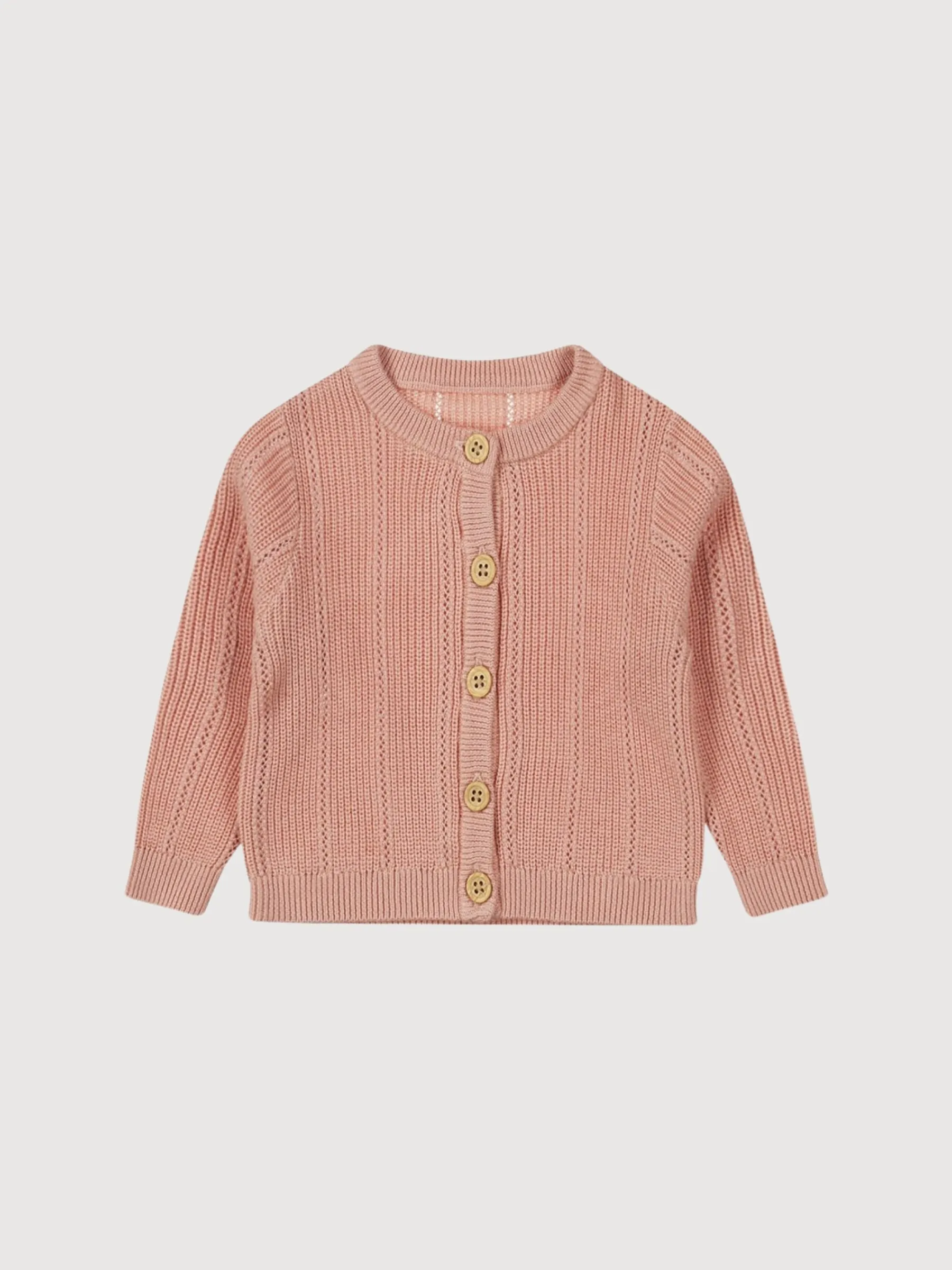 Cardigan Dusty Baby Pink | Dirkje