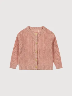 Cardigan Dusty Baby Pink | Dirkje