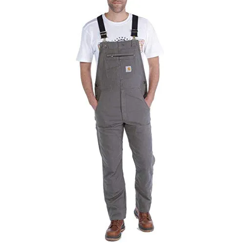 Carhartt 102987 Men's Rugged Flex Relaxed Fit Canvas Bib Overall