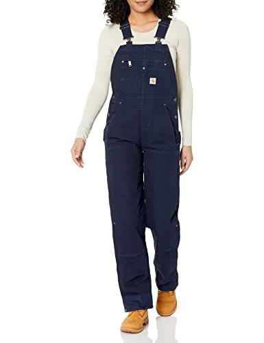 Carhartt 104049 Women's Relaxed Fit Washed Duck Insulated Bib Overall