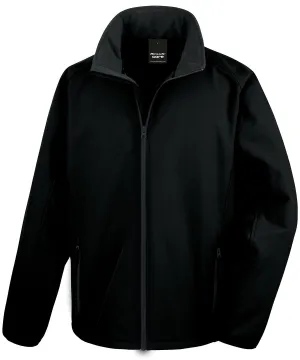 Core printable softshell jacket | Black/Black