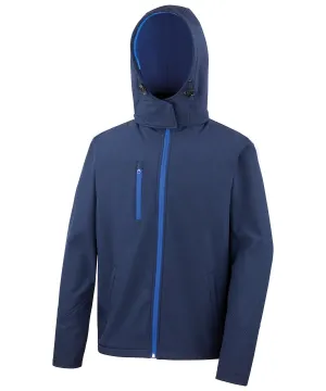 Core TX performance hooded softshell jacket | Navy/Royal