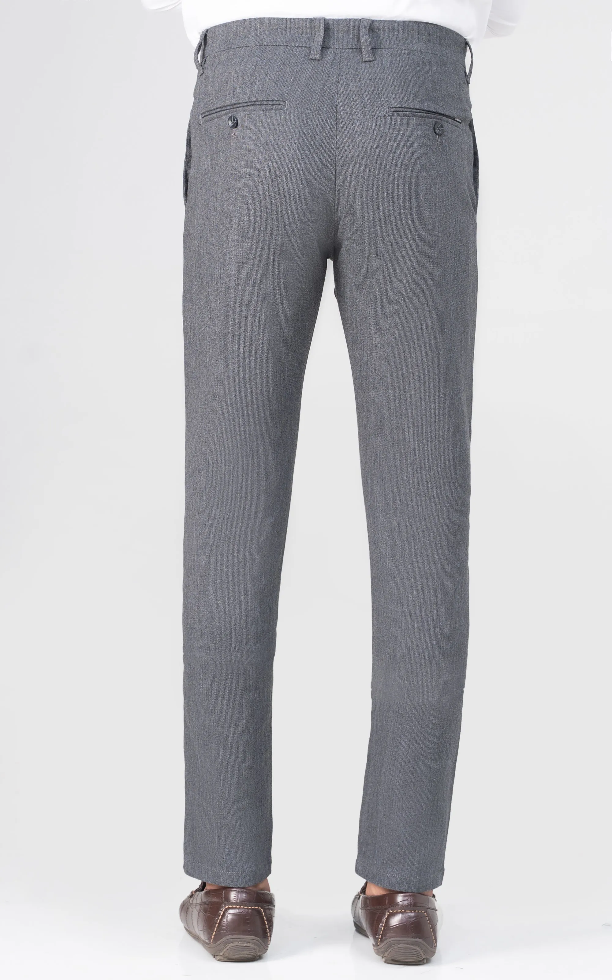 CROSS POCKET CASUAL PANT CHARCOAL GREY