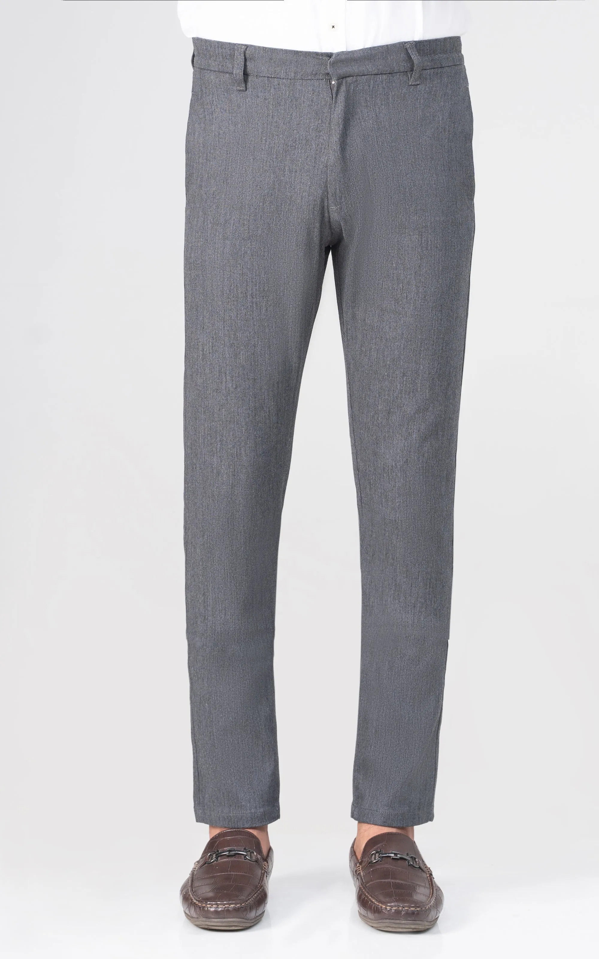 CROSS POCKET CASUAL PANT CHARCOAL GREY