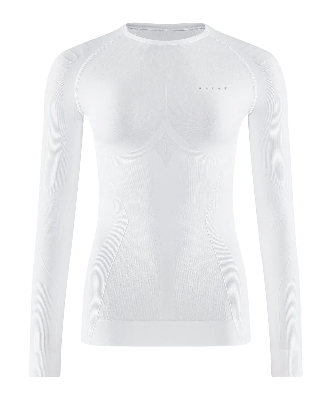 Falke Long Sleeved Tight Fit Ski Base Layer in White