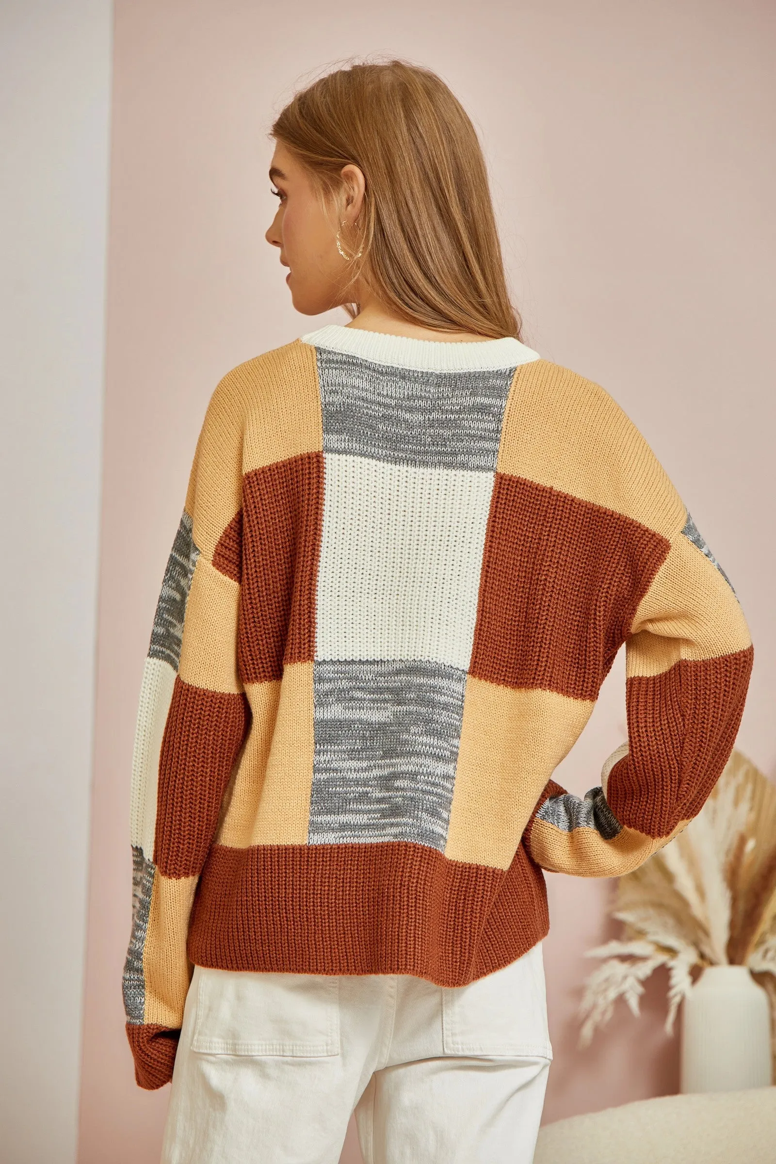 Fall Colorblock Sweater