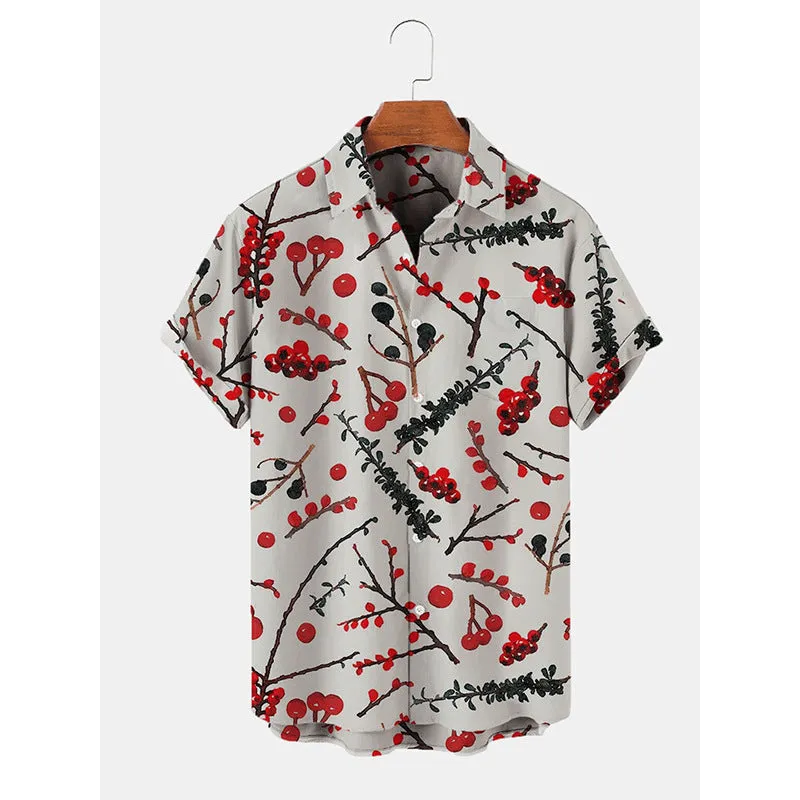 Festive Men's 3D Christmas Print Shirts – Holiday Spirit in Every Stitch!