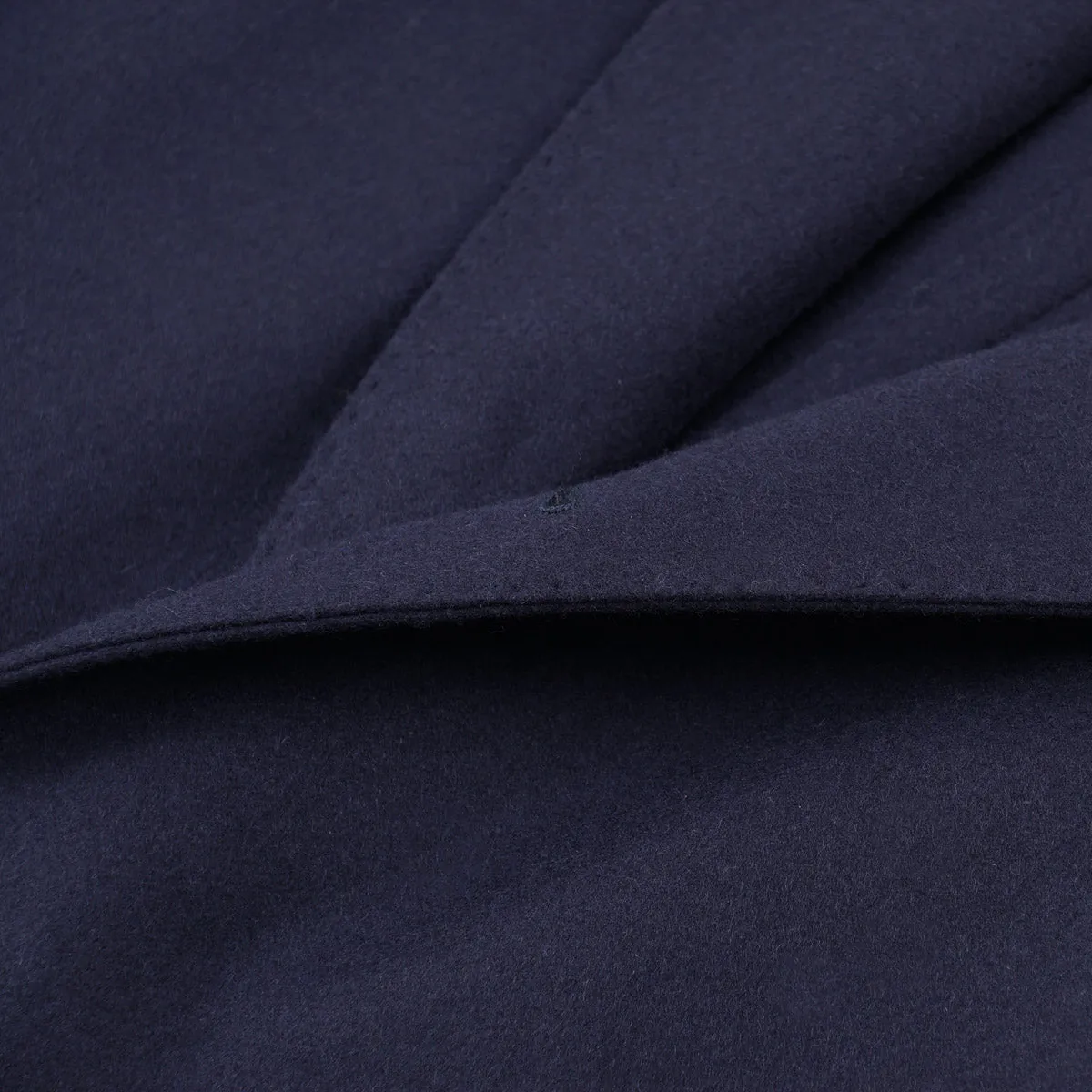 Finamore Soft-Constructed Wool Overcoat