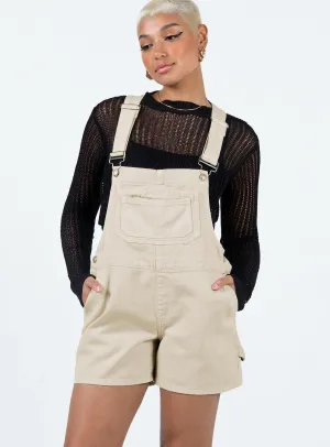 Foresta Oversized Overalls Cream