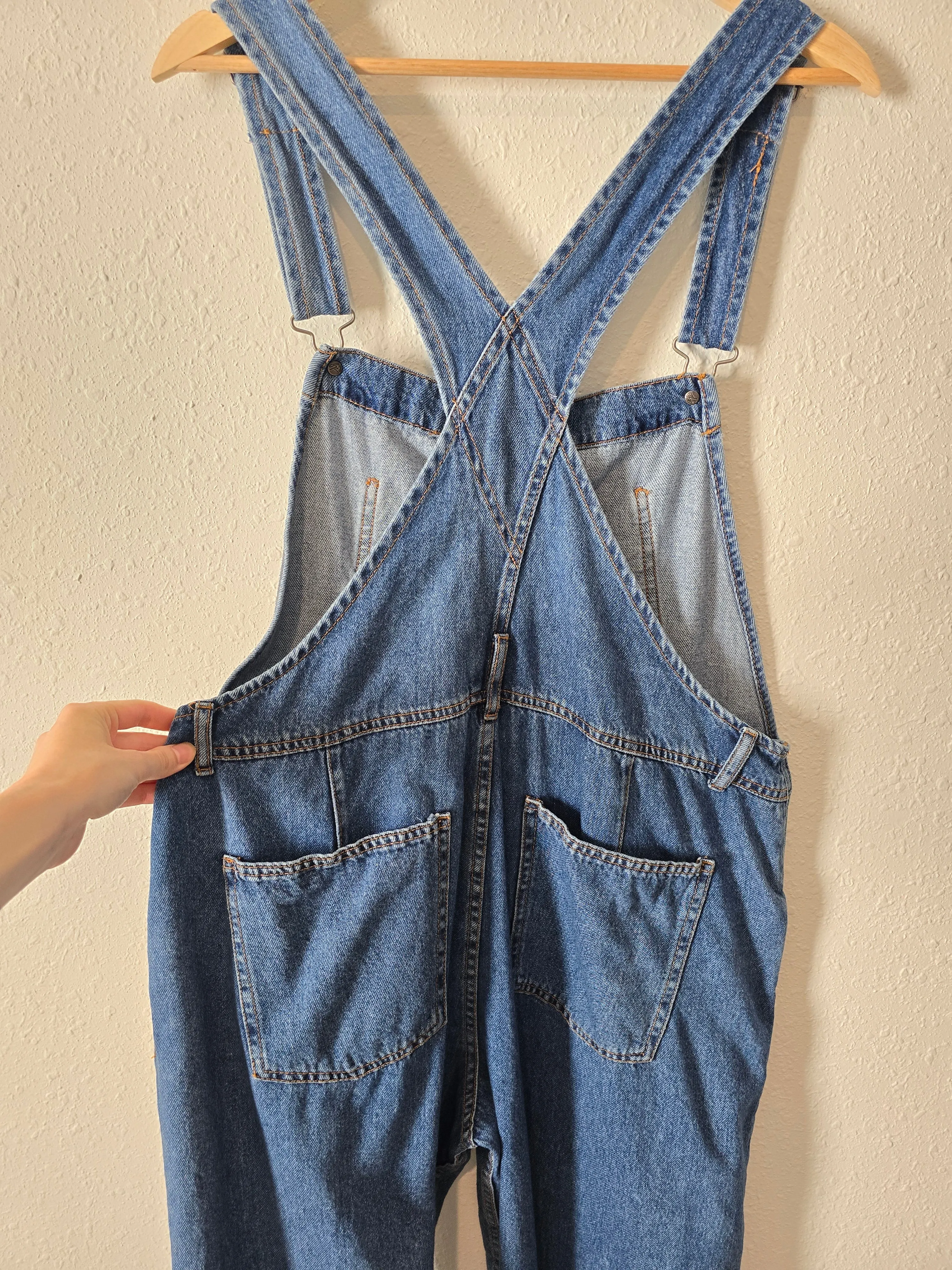 Free People Ziggy Denim Overalls (L)