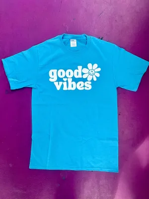 Good Vibes Blue Tee