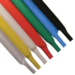 Heat Shrink Tubing Pico 1-1/2" Inside Diameter Black 2:1 Single Wall Heat Shrink Tube 1X4' pcs Blister Pack