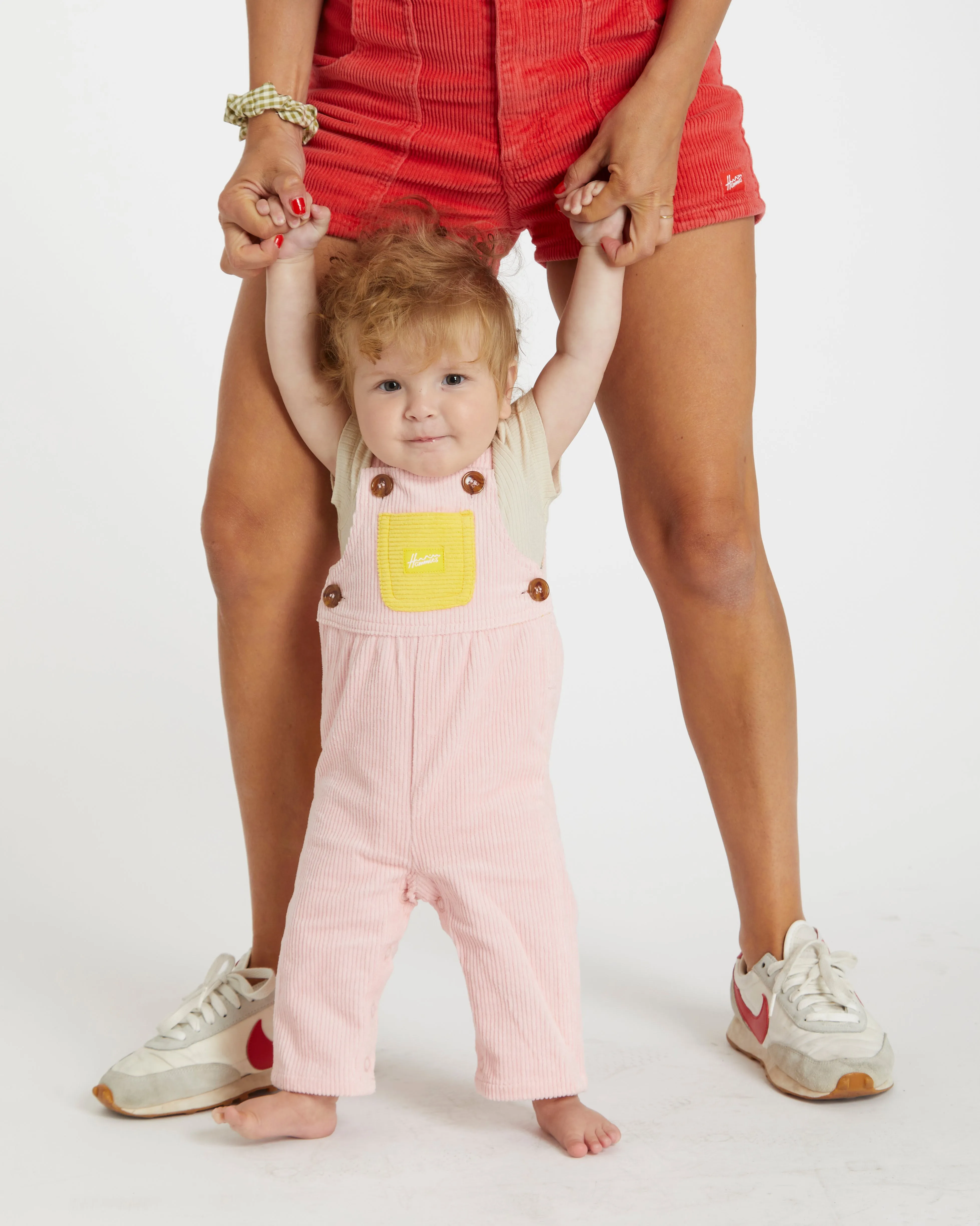 Kid's Overall (Powder Pink/Yellow)