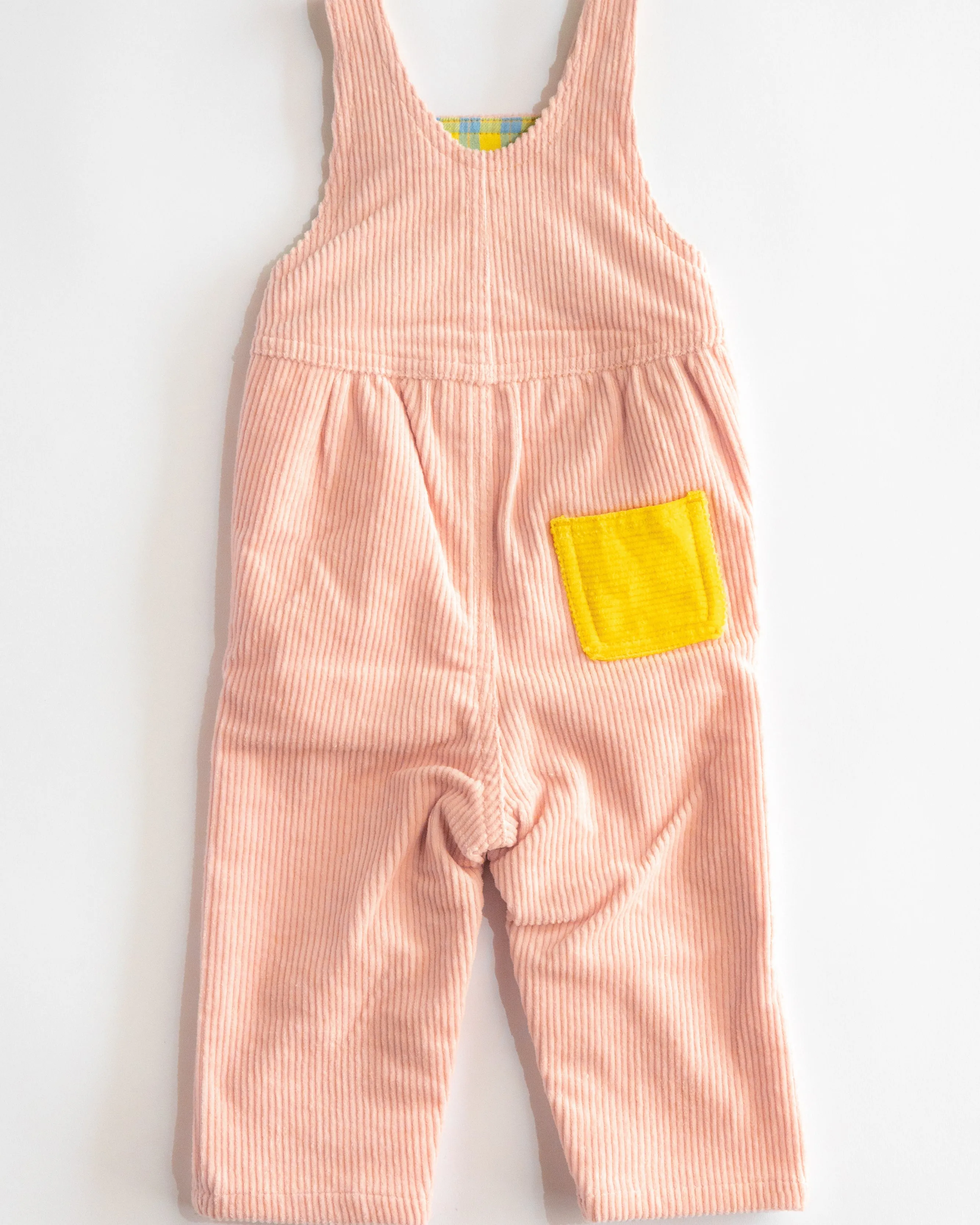 Kid's Overall (Powder Pink/Yellow)