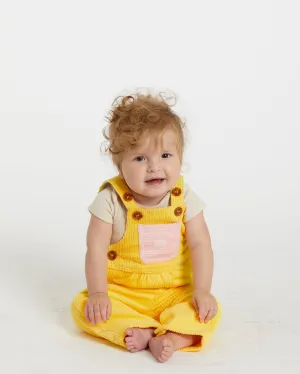 Kid's Overall (Yellow/Powder Pink)