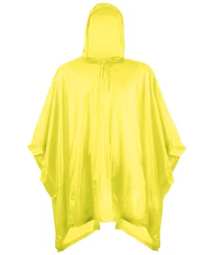 Kids plastic poncho | Yellow