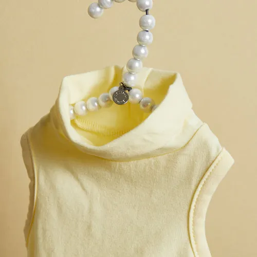 lemon high neck dress