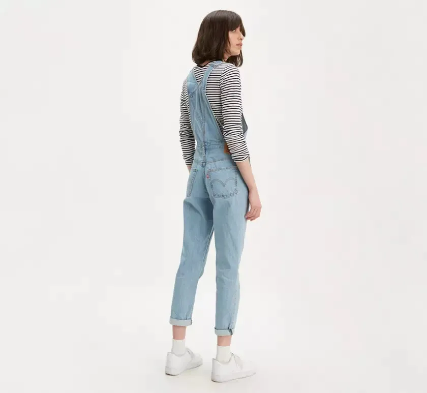 Levi's Light Wash Denim Overalls (M)