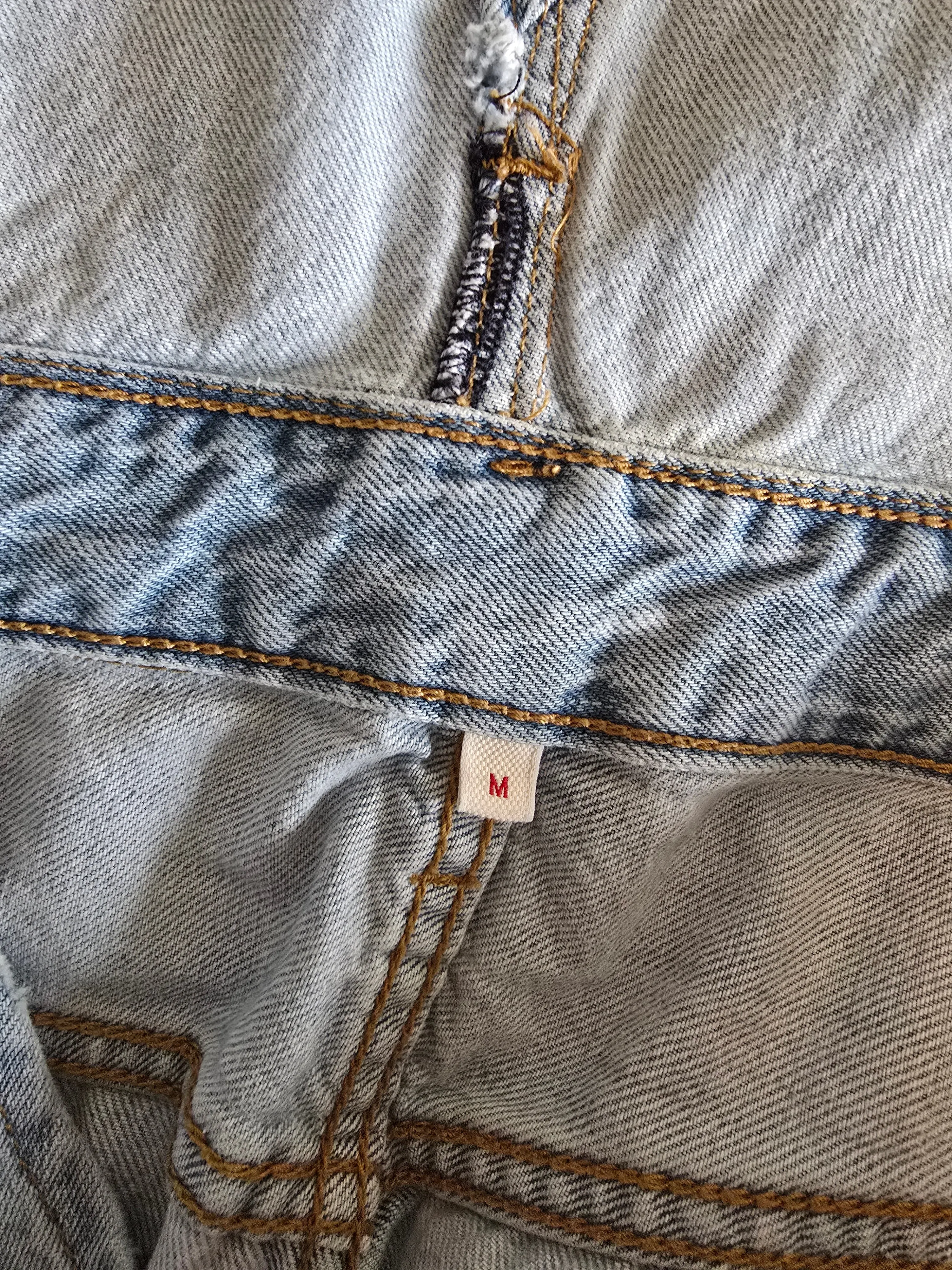 Levi's Light Wash Denim Overalls (M)