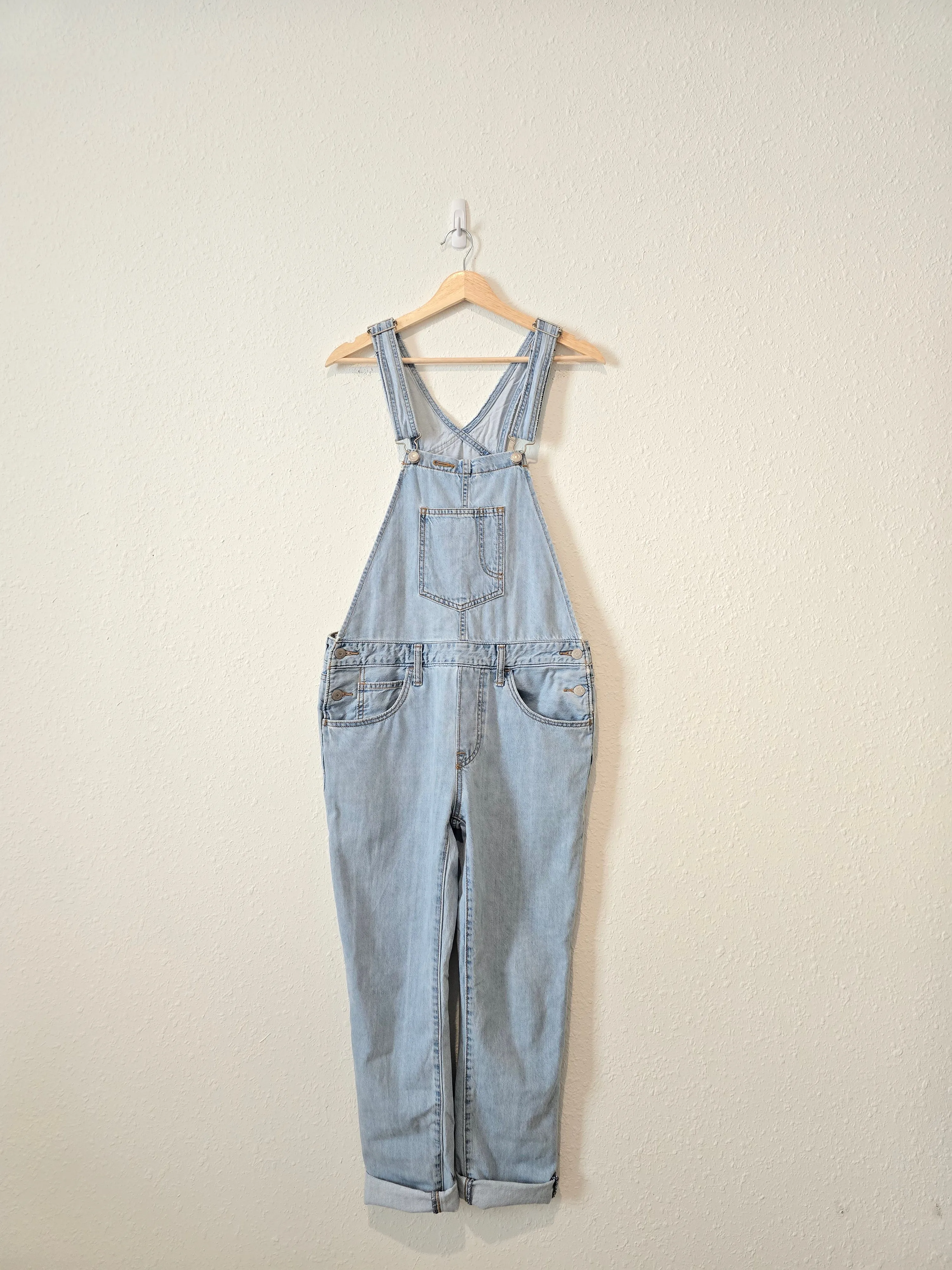 Levi's Light Wash Denim Overalls (M)