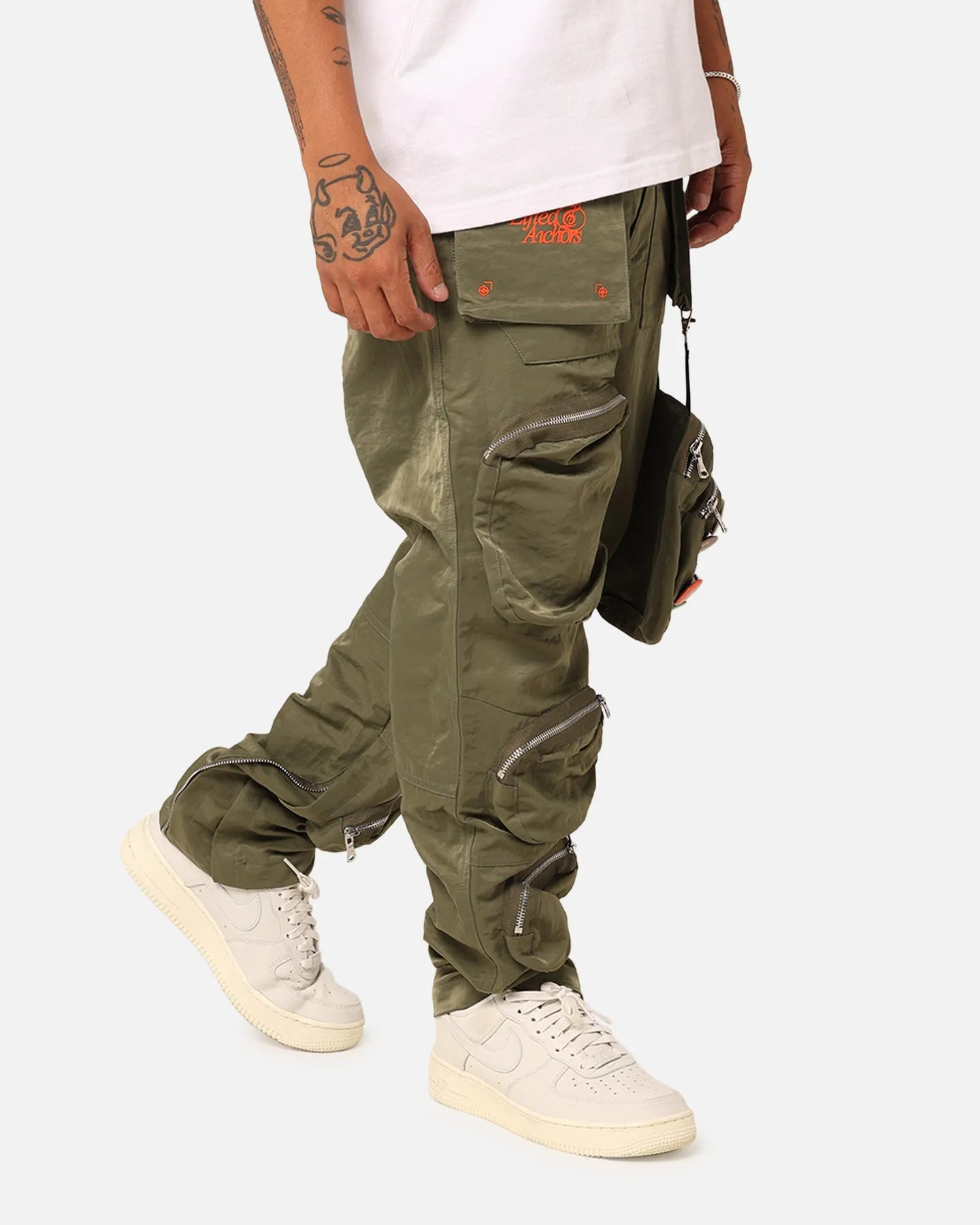 Lifted Anchors "V2 Bomber" Cargo Pants Moss Green