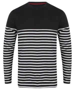 Long sleeve Breton striped T | Navy/White