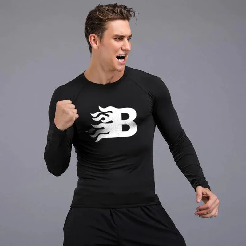 Men's Thermal Compression Tights Leggings Set