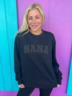 Nana Black Sweatshirt