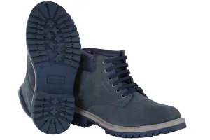 Original Woodland Women's Nubuck Leather Boots(#2249116_Navy)