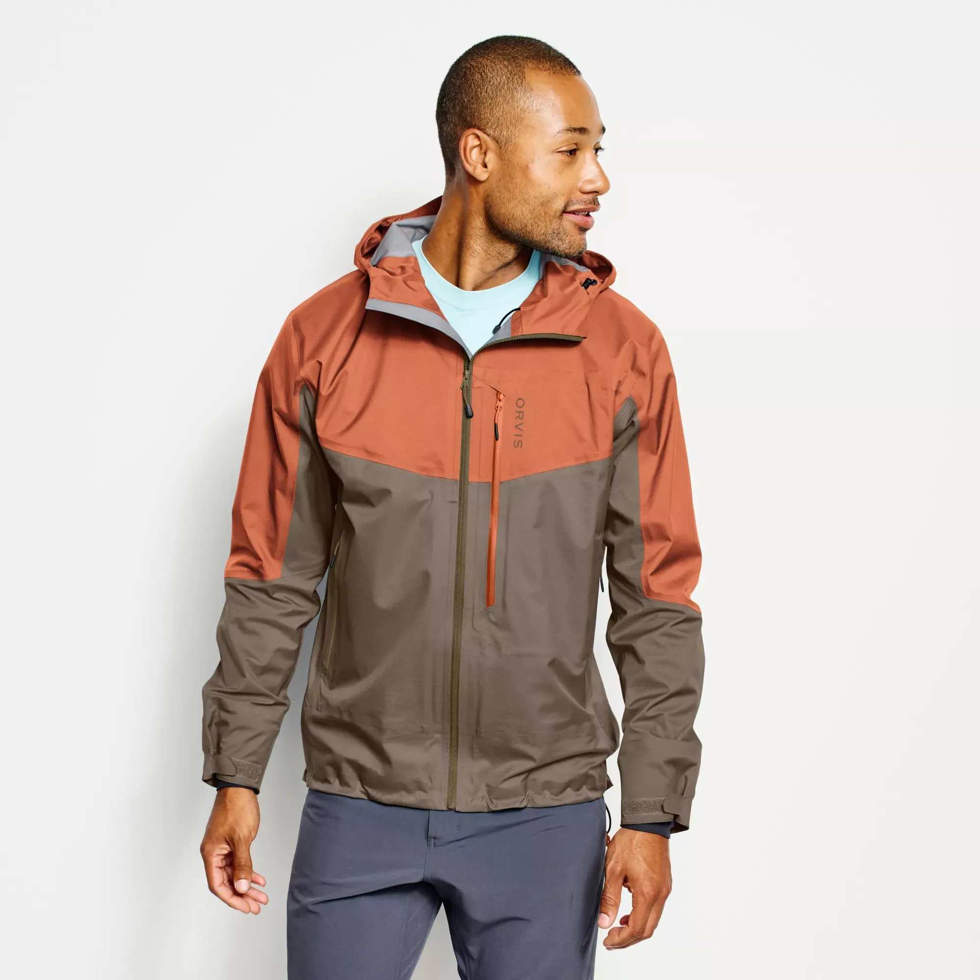 Orvis Men's Ultralight Wading Jacket - Rust