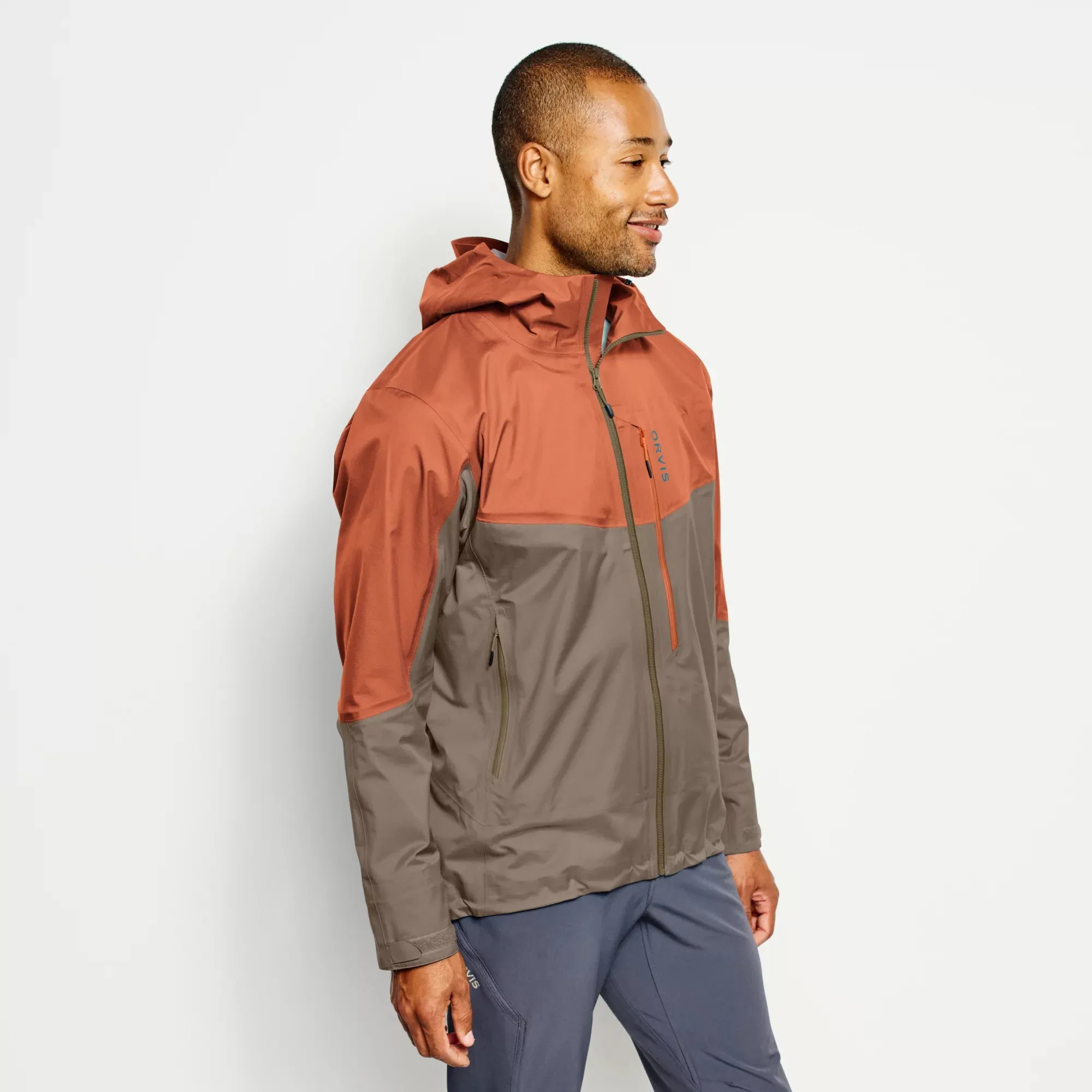 Orvis Men's Ultralight Wading Jacket - Rust