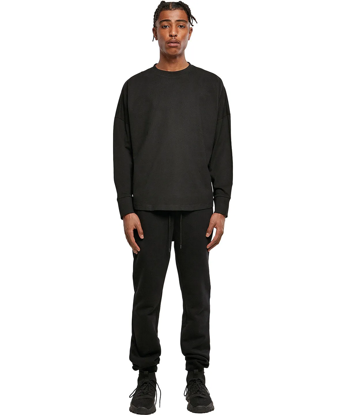 Oversize cut on sleeve long sleeve | Black