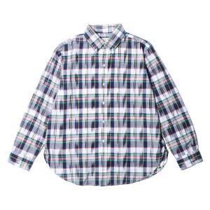 Post Overalls BD2 IKAT Madras Shirt Navy