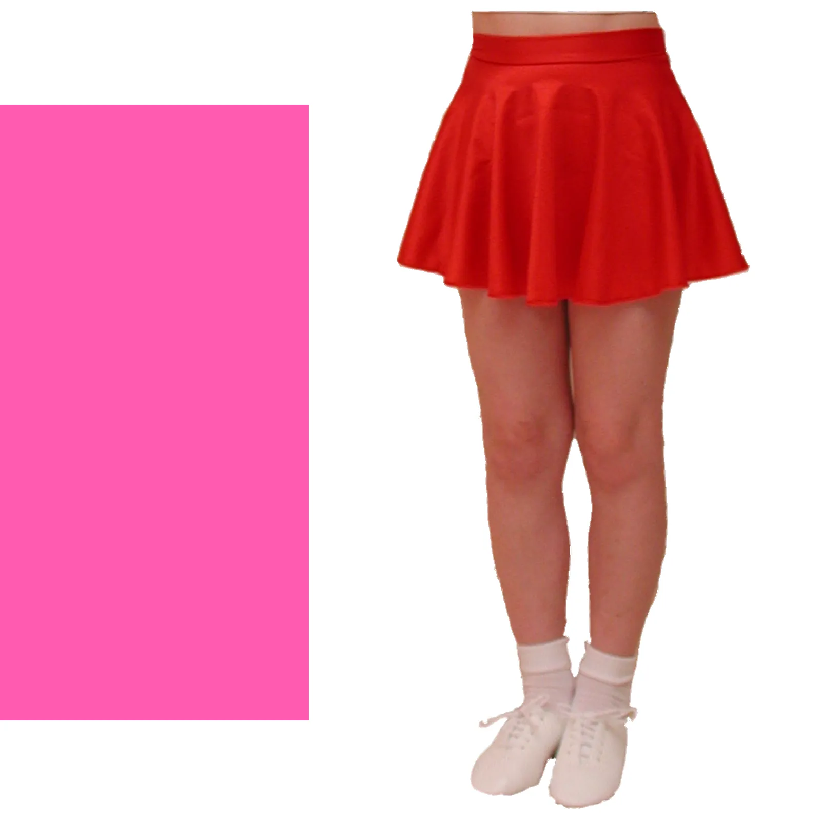 SALE - ECS - NYLON LYCRA SHORT LENGTH CIRCULAR DANCE SKIRT