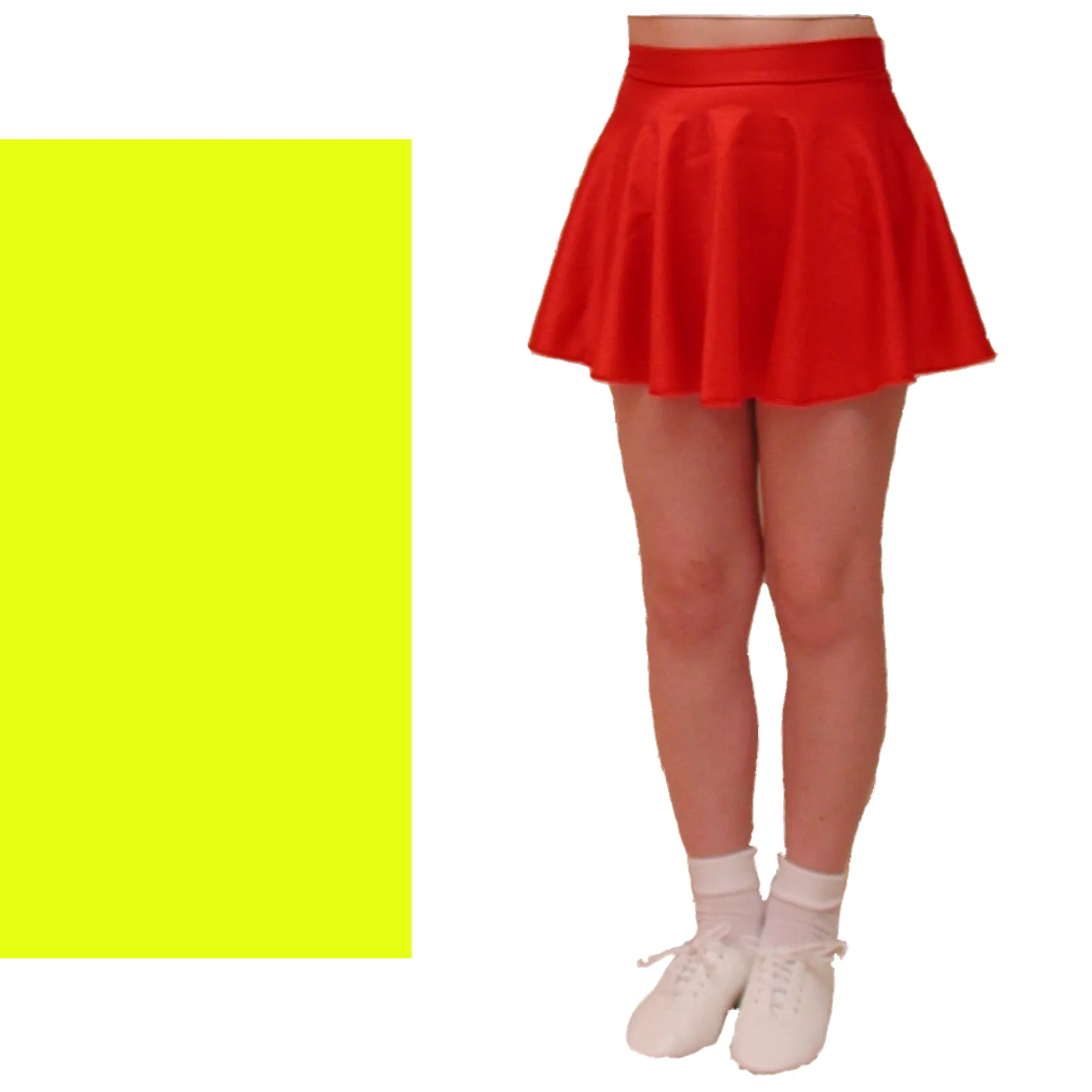 SALE - ECS - NYLON LYCRA SHORT LENGTH CIRCULAR DANCE SKIRT