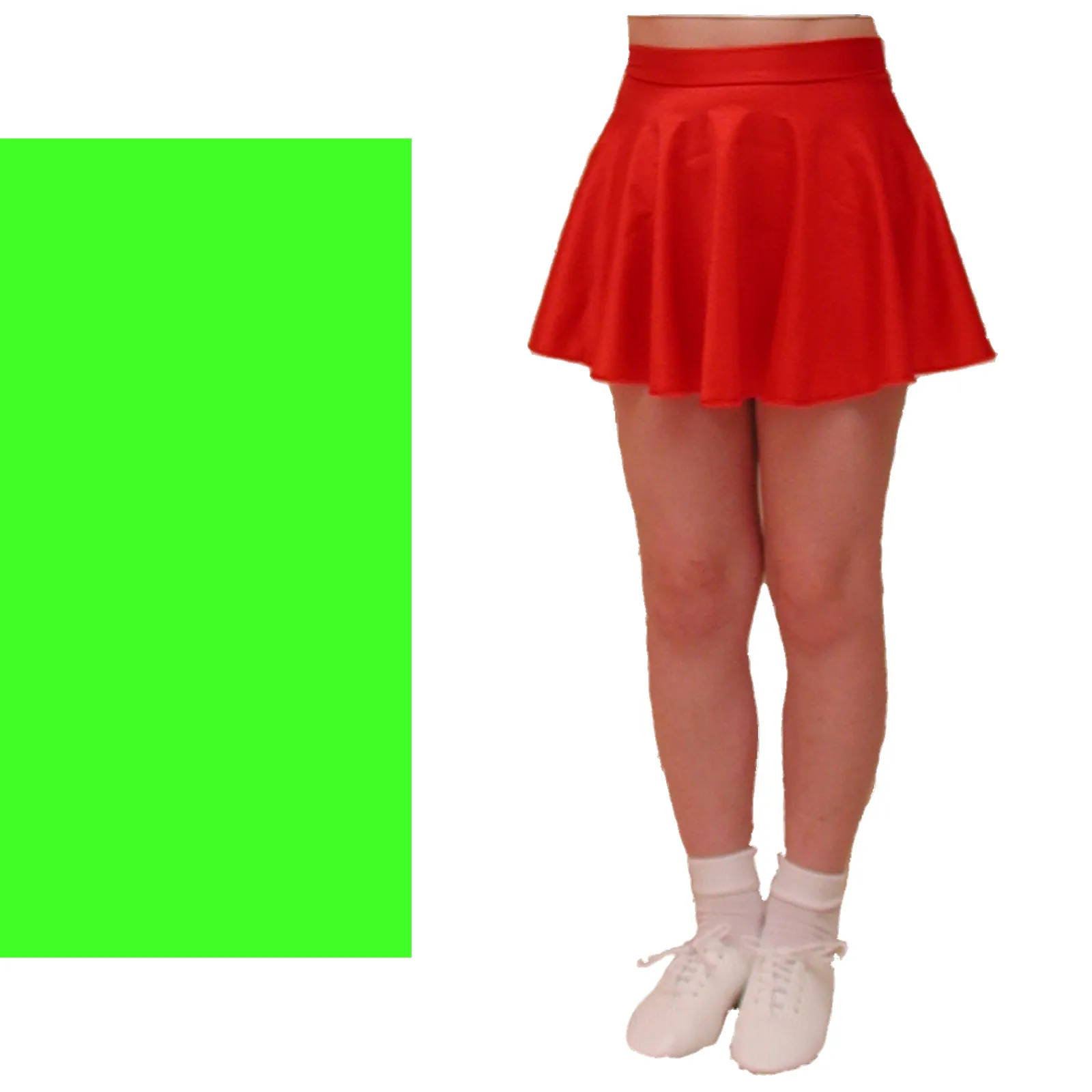 SALE - ECS - NYLON LYCRA SHORT LENGTH CIRCULAR DANCE SKIRT