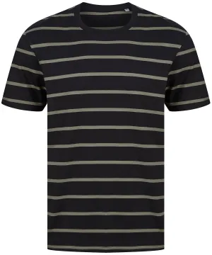 Striped T | Black/Khaki