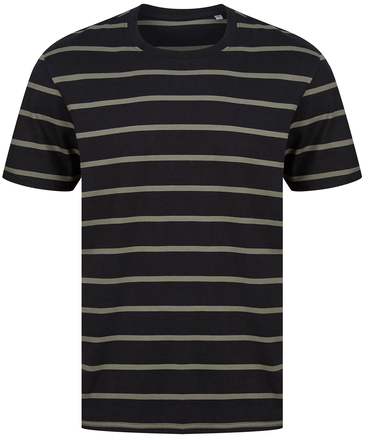 Striped T | Black/Khaki