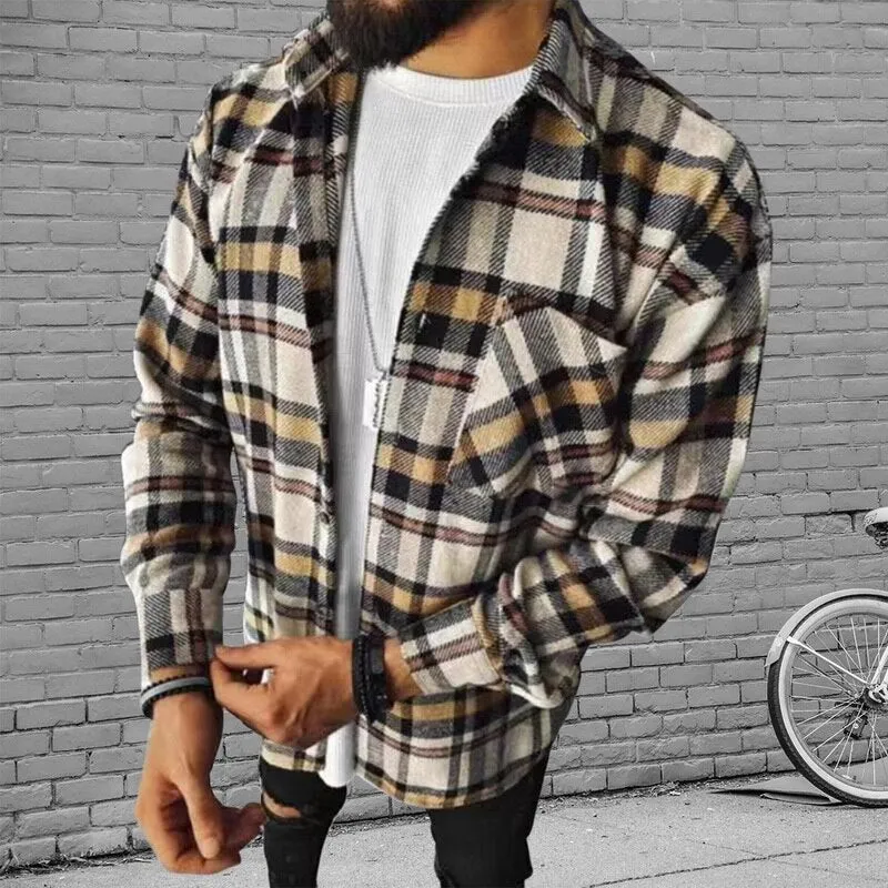 Stylish Plaid Loose Shirt