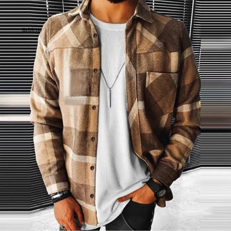 Stylish Plaid Loose Shirt