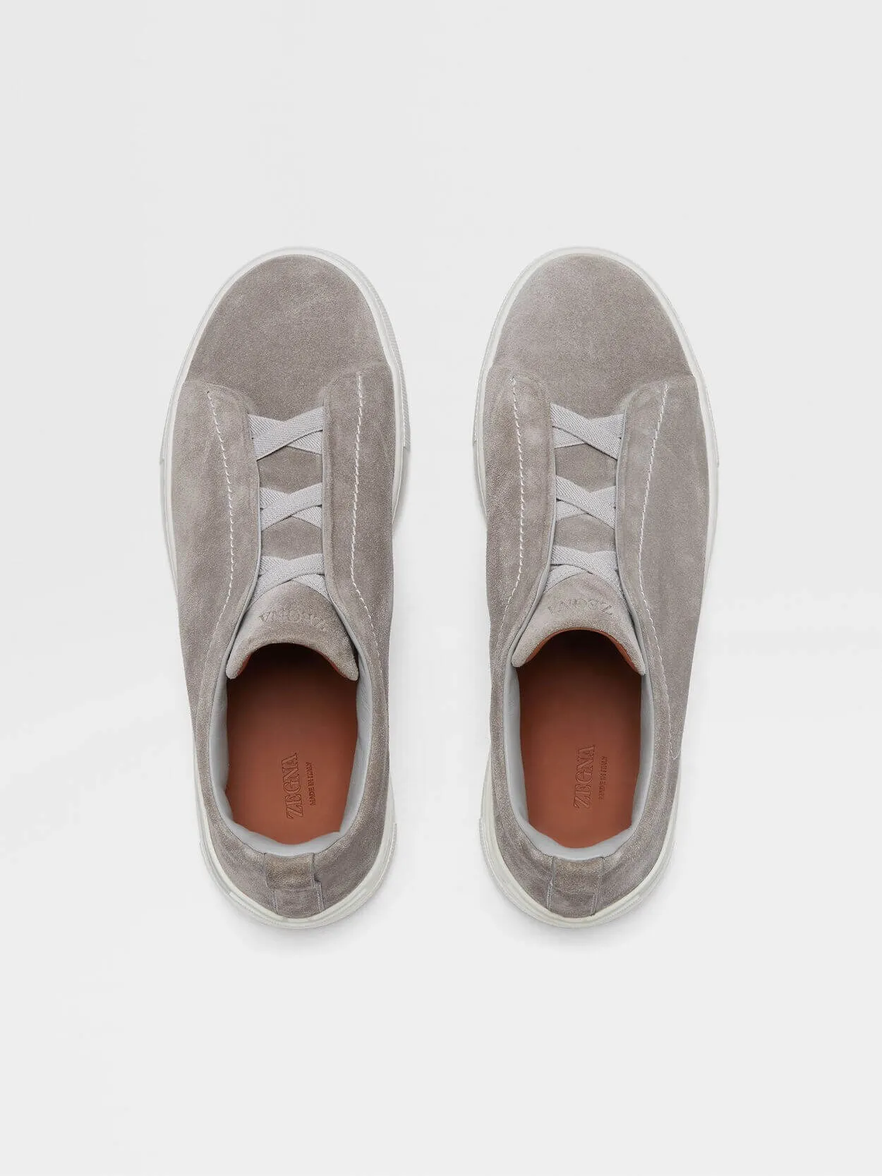 Suede Triple Stitch Sneakers