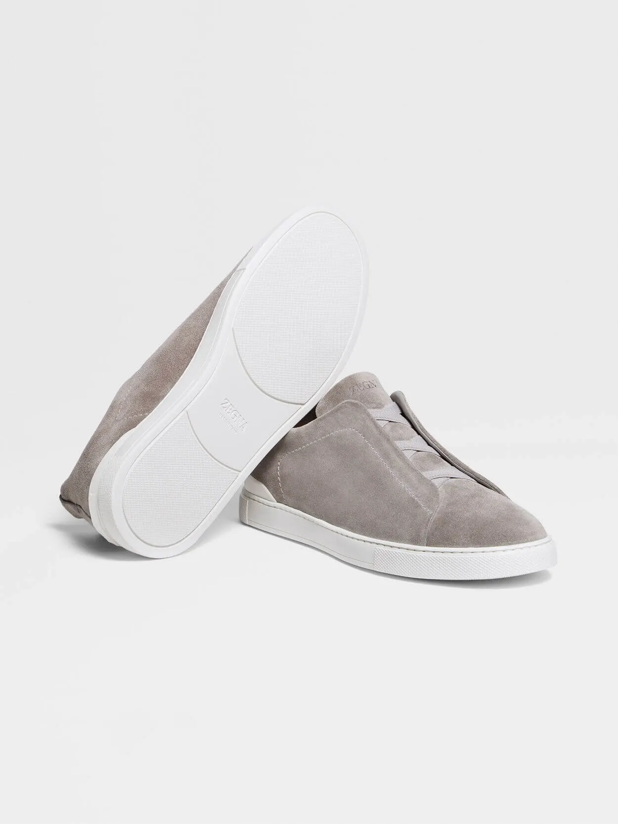 Suede Triple Stitch Sneakers