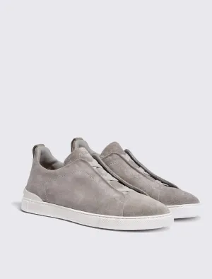 Suede Triple Stitch Sneakers