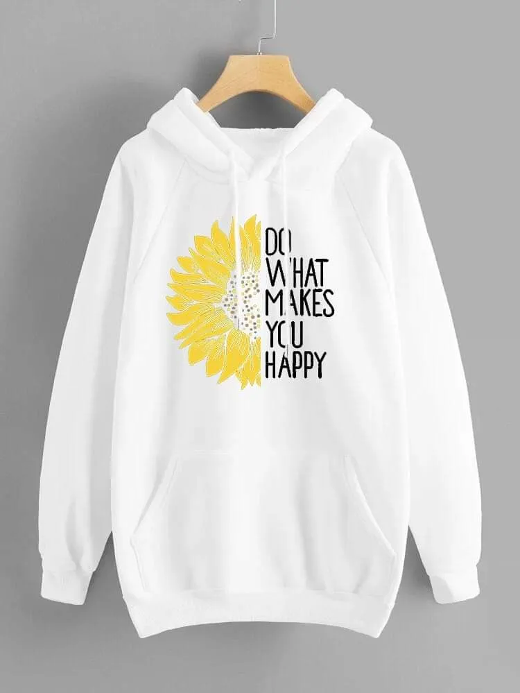 Sunflower Winter Warm Hoodies And Sweatshirts